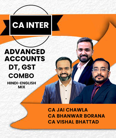 CA Inter Advanced Accounts DT GST Combo By Vsmart Academy