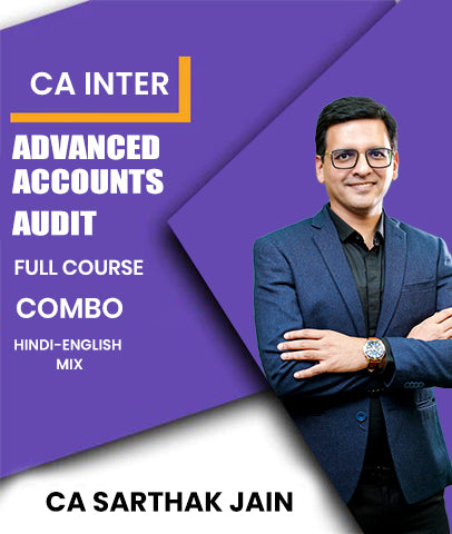 CA Inter Advanced Accounts and Audit Full Course Combo By CA Sarthak Jain
- Zeroinfy