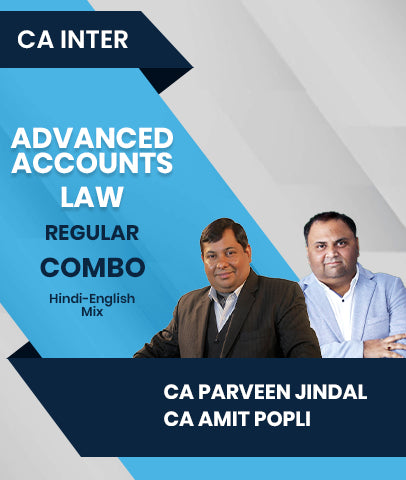 CA Inter Advanced Accounts and Law Regular Combo By CA Parveen Jindal and CA Amit Popli