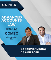 CA Inter Advanced Accounts and Law Regular Combo By CA Parveen Jindal and CA Amit Popli