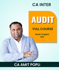 CA Inter Audit Full Course Video Lectures By CA Amit Popli
