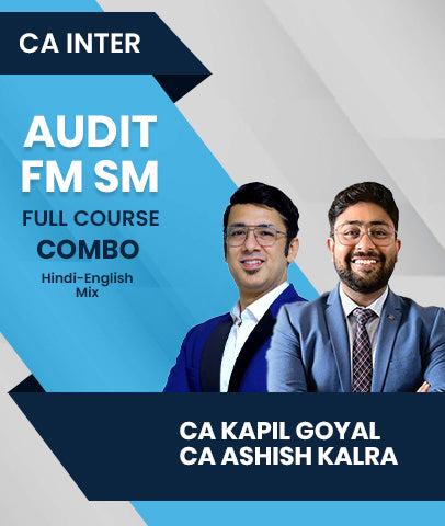 CA Inter Audit and FM SM Full Course Combo By CA Kapil Goyal and CA Ashish Kalra
- Zeroinfy