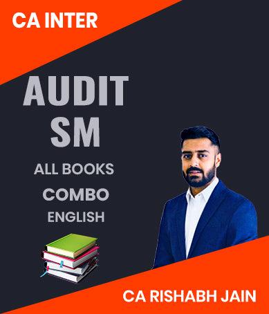 CA Inter Audit and Strategic Management (SM) All Books Combo By CA Rishabh Jain