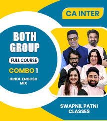 CA Inter Both Group Full Course Combo 1 By CA Swapnil Patni Classes
- Zeroinfy