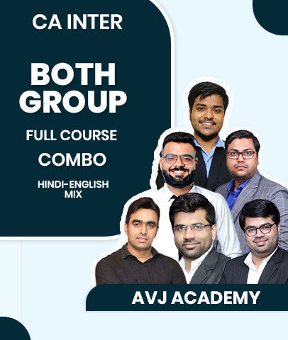 CA Inter  Both Group Full Course Combo By AVJ Academy