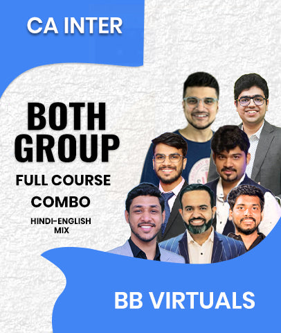 CA Inter Both Group Full Course Combo By BB Virtuals