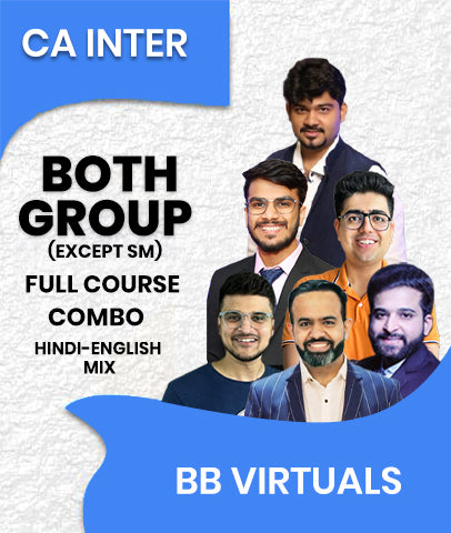 CA Inter Both Group Full Course Combo (Except SM) By BB Virtuals