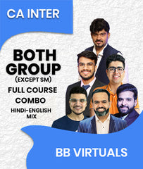 CA Inter Both Group Full Course Combo (Except SM) By BB Virtuals