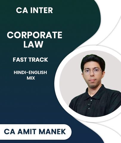 CA Inter Corporate Law Fast Track By CA Amit Manek
- Zeroinfy