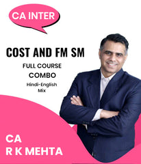 CA Inter Cost and FM SM Full Course Combo By CA R K Mehta