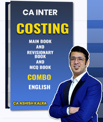 CA Inter Costing Main Book and Revisionary Book and MCQ Book Combo By CA Ashish Kalra - Zeroinfy