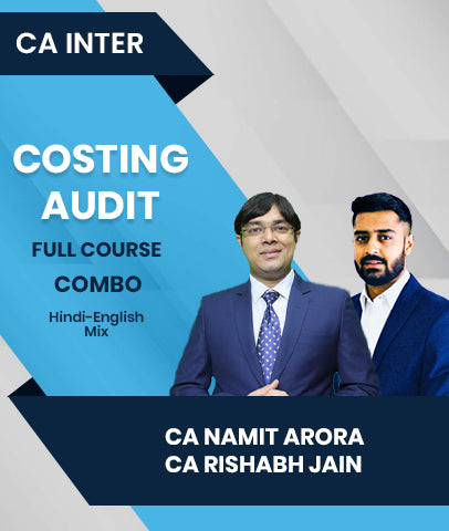 CA Inter Costing and Audit Full Course Combo By CA Namit Arora and CA Rishabh Jain - Zeroinfy
