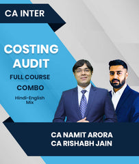 CA Inter Costing and Audit Full Course Combo By CA Namit Arora and CA Rishabh Jain - Zeroinfy