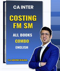 CA Inter Costing and FM SM All Books Combo By CA Ashish Kalra - Zeroinfy