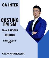 CA Inter Costing and FM SM Exam Oriented Combo By CA Ashish Kalra - Zeroinfy