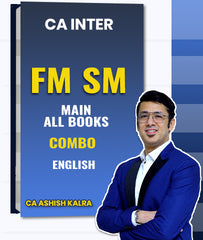 CA Inter FM SM Main All Books Combo By CA Ashish Kalra - Zeroinfy