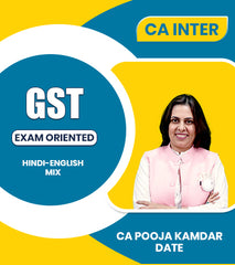 CA Inter GST Exam Oriented By CA Pooja Kamdar Date
- Zeroinfy
