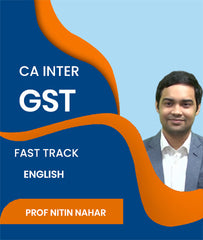 CA Inter GST Fast Track In English By J.K.Shah Classes - Prof Nitin Nahar