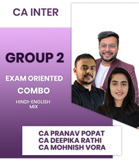 CA Inter Group 2 Exam Oriented Combo By CA Pranav Popat, CA Deepika Rathi and CA Mohnish Vora - Zeroinfy