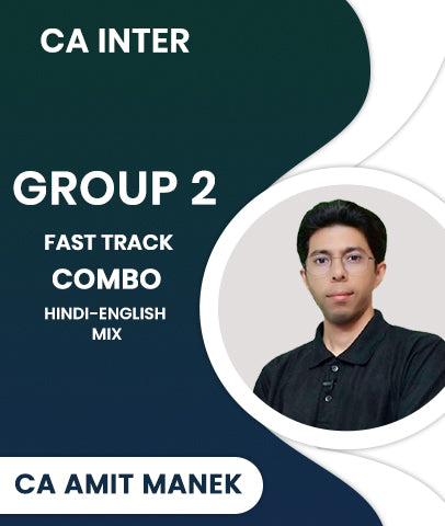 CA Inter Group 2 Fast Track Combo By CA Amit Manek
- Zeroinfy