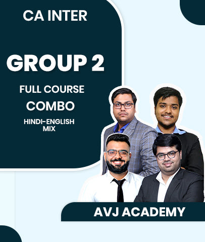 CA Inter Group 2 Full Course Combo By AVJ Academy