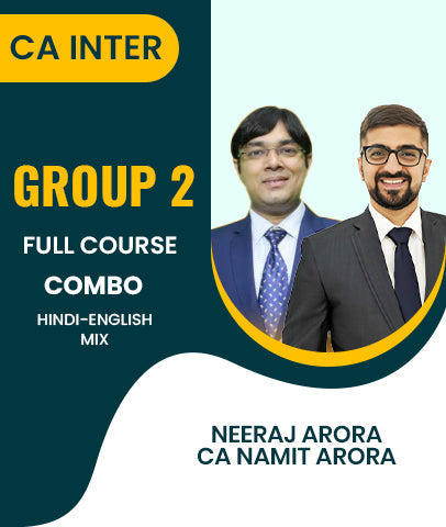 CA Inter Group 2 Full Course Combo By Prof Neeraj Arora and CA Namit Arora