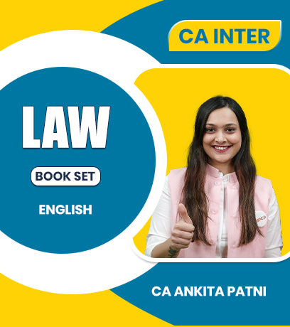 CA Inter Law Book Set By CA Ankita Patni
- Zeroinfy