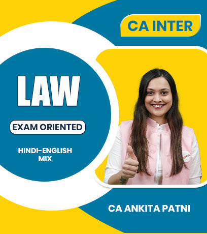 CA Inter Law Exam Oriented Video Lectures By CA Ankita Patni - Zeroinfy