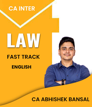CA Inter Law Fast Track In English By CA Abhishek Bansal