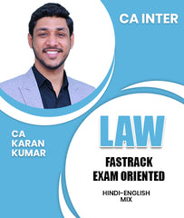 CA Inter Law Fastrack Exam Oriented Batch By CA Karan Kumar