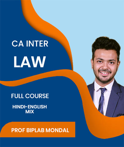 CA Inter Law Full Course By J.K.Shah Classes - Prof Biplab Mondal