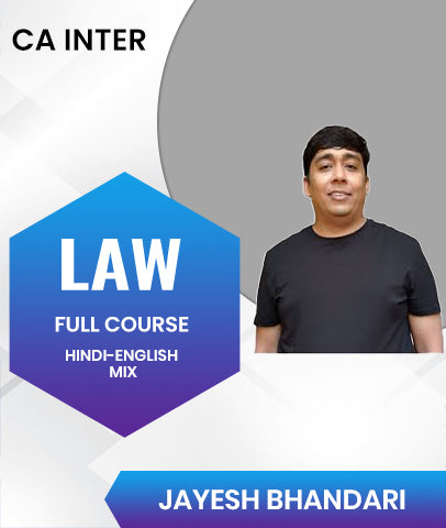 CA Inter Law Full Course By Jayesh Bhandari
- Zeroinfy