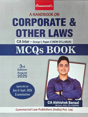 CA Inter Law MCQ Book By CA Abhishek Bansal