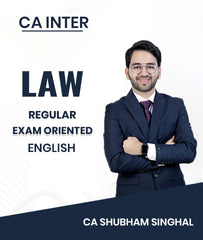 CA Inter Law Regular Exam Oriented Batch in English By CA Shubham Singhal
 - Zeroinfy
