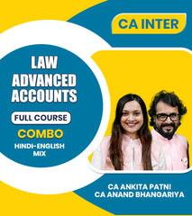 CA Inter Law and Advanced Accounts Full Course Combo By CA Ankita Patni and CA Anand Bhangariya
- Zeroinfy