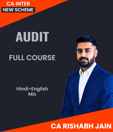 CA Inter New Scheme Audit Full Course By CA Rishabh Jain - Zeroinfy