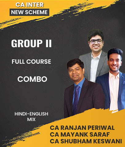 CA Inter New Scheme Group 2 Full Course Combo By Ranjan Periwal Classes - Zeroinfy