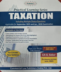 CA Inter Taxation Practical Learning Series By CA G Sekar