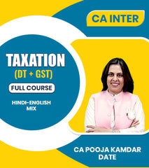 CA Inter Taxation (DT + GST) Full Course By CA Pooja Kamdar Date - Zeroinfy