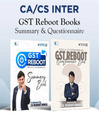 CA Inter GST ReBoot Summary and Questionnaire Book Combo By CA Yashvant Mangal