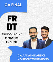 CA Final FR and DT Regular Combo In English By CA Aakash Kandoi and CA Bhanwar Borana