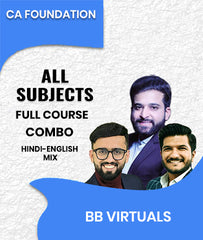 CA Foundation All Subjects Full Course Combo By BB Virtuals