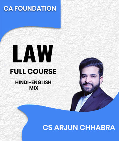 CA Foundation Law Full Course By CS Arjun Chhabra