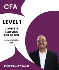 CFA Level 1 Complete Lectures Live Batch By Prof Sanjay Saraf - Zeroinfy