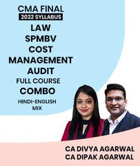 CMA Final 2022 Syllabus Law, SPMBV and Cost and Management Audit Full Course Combo By MEPL Classes CA Divya Agarwal and CA Dipak Agarwal