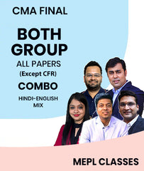 CMA Final Both Group All Subjects (Except CFR) Full Course Combo By MEPL Classes - Zeroinfy