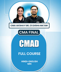 CMA Final Cost And Management Audit (CMAD) Full Course By CMA Akshay Sir and CS Disha Ma'am