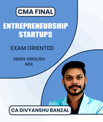 CMA Final Entrepreneurship and Startups Exam Oriented By CA Divyanshu Banzal
