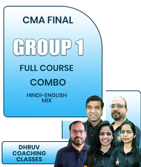 CMA Final Group 1 Full Course Combo By Dhruv Coaching Classes