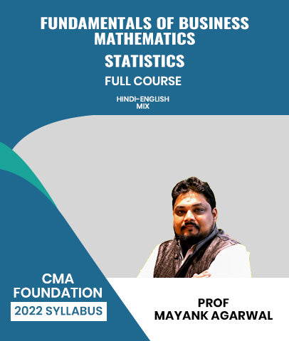 CMA Foundation 2022 Syllabus Fundamentals of Business Mathematics and Statistics Full Course By Professor Mayank Agarwal
- Zeroinfy